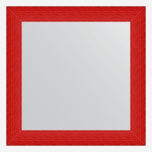 Зеркало в багетной раме Evoform красная волна 89 мм 80x80 см