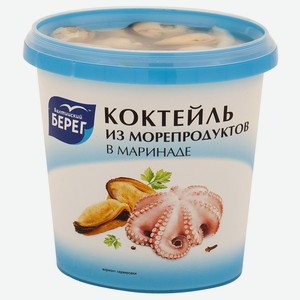 Коктейль из морепродуктов в маринаде Балтийский берег 390г