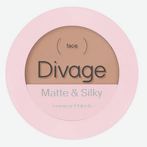 Румяна Divage Matte & Silky compact blush тон 1