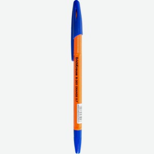 Ручка шариковая ErichKrause R-301 Orange цвет: синий, 0,7 мм