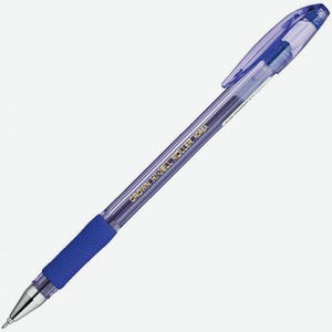Ручка гелевая Crown Hi-Jell Needle Grip цвет: синий, 0,7 мм
