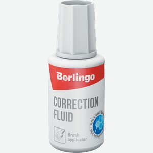 Корректирующая жидкость Berlingo с кистью 20мл