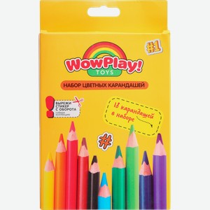 Набор цветных карандашей Wow Play 18шт