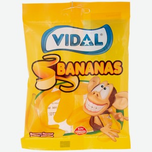 VIDAL Мармелад Жевательный Бананы 50гр