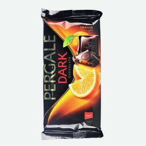 Шоколад темный Pergale с апельсиновой начинкой 100г