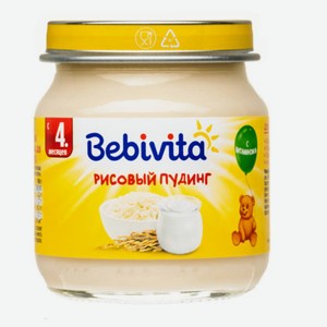 Десерт молочный Bebivita Рисовый пудинг с 4 мес., 100 г