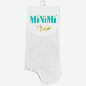 Носки женские MiNiMi Fresh ультракороткие цвет: Bianco/белый размер: 39-41