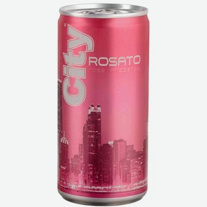 Винный напиток газированный City Розато розовое полусухое 10 % алк., Германия, 0,2 л