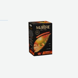 Чай черный Maitre de The Чабрец мята имбирь и цедра апельсина пакетированный 20х2 г