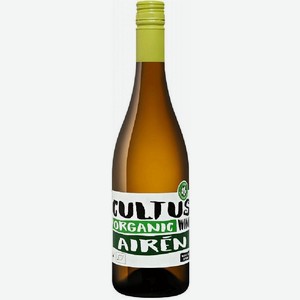 Вино Культус Органик Айрен белое, сухое, 0,75л. 11%