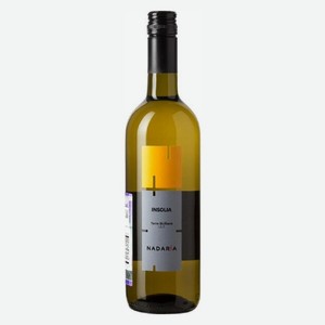 Вино Надария Инсолья Терре Сичилиане ИГТ 2019 ординарное сортовое белое сухое 12,5% 0,75л