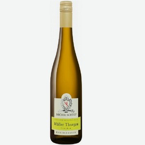 Вино Михель Шайд Мюллер-Тургау ординарное белое сухое 0,75л 12%