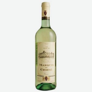 Вино Маркиз де Круазе белое сухое 0,75л 11%