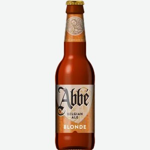 Пивной напиток АББЕ Блонд 6,6% 0,33л ст/б
