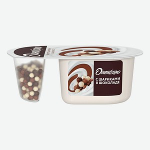 Йогурт Даниссимо Фантазия с хрустящими шариками в шоколаде 6,9% 105 г