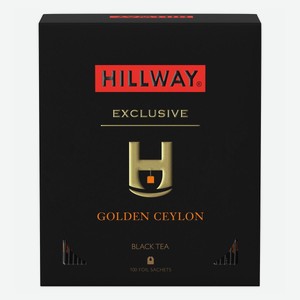 Чай черный Hillway Golden Ceylon в пакетиках 2 г х 100 шт