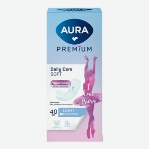 Прокладки ежедневные Aura Premium light 40 шт