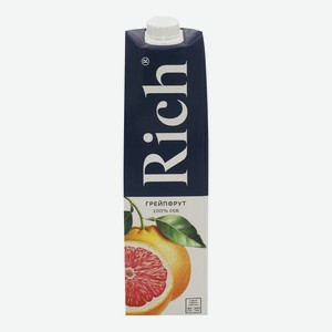 Сок Rich грейпфрутовый 1 л
