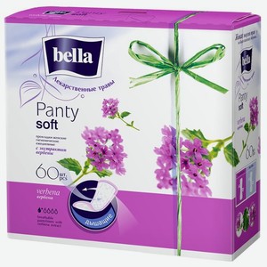 Прокладки ежедневные Bella Panty Soft с экстрактом вербены, 60 шт.