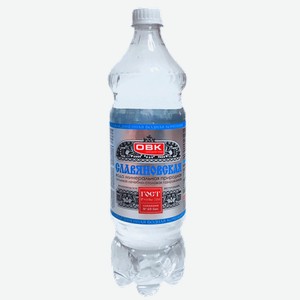 Вода минеральная ОВК Славяновская лечебно-столовая 1 л, пластиковая бутылка