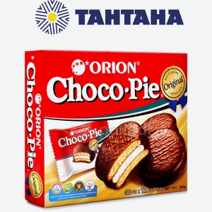 Пирожное Чокопай в шоколадной глазури 12 шт 360гр (Orion)