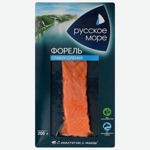Форель слабосоленая Русское Море филе-кусок, 200 г