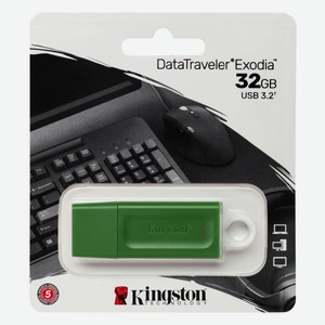 Флеш-диск Kingston DataTraveler Exodia 32GB Green