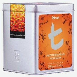Чай чёрный Dilmah t-Series Mediterranean mandarin, 100 г