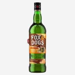 Виски Fox & Dogs Red orange, 0.7л Россия