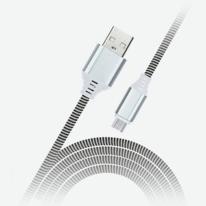 Дата-кабель Smartbuy MicroUSB 1м 2А ik-12ns нейлон