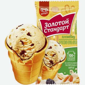 Мороженое Золотой Стандарт черника курага и арахис 88г