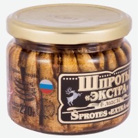 Шпроты в масле   Вкусные консервы   Каспийская килька Экстра, 270 г