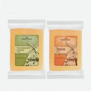 Сыр CHEESE HOUSE Гауда/Эдам/Голландский 180гр