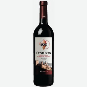 Вино красное Лази Грузинское сухое, 750 мл