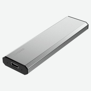 Внешний диск SSD Digma RUN X, 1ТБ, серебристый [dgsr8001t1msr]