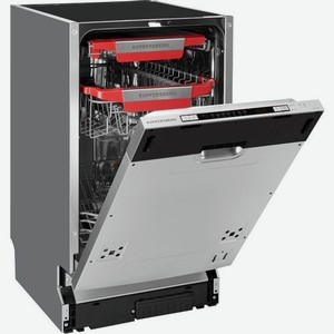 Встраиваемая посудомоечная машина KUPPERSBERG GLM 4580, узкая, ширина 44.8см, полновстраиваемая, загрузка 11 комплектов