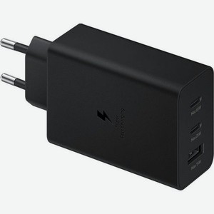 Сетевое зарядное устройство Samsung EP-T6530N, USB + 2 USB type-C, 3A, черный [ep-t6530nbegru]