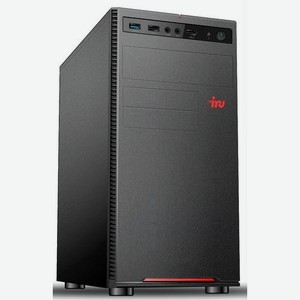 Компьютер iru Home 310H5SE, Intel Core i5 11400F, DDR4 8ГБ, 256ГБ(SSD), NVIDIA GeForce GT1030 - 2048 Мб, Free DOS, черный [1919719]