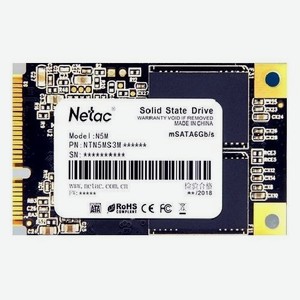 SSD накопитель NETAC N5M 512ГБ, mSATA, mSATA, msata [nt01n5m-512g-m3x]