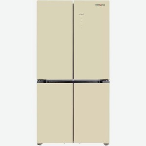 Холодильник двухкамерный TESLER RCD-482I No Frost, инверторный бежевый стекло