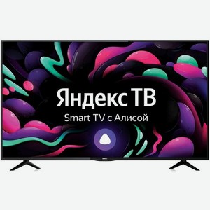 50  Телевизор BBK 50LEX-8287/UTS2C, 4K Ultra HD, черный, СМАРТ ТВ, Яндекс.ТВ