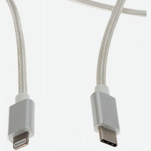 Кабель Cactus CS-LG.USB.C-1, Lightning (m) - USB Type-C (m), 1м, MFI, белый