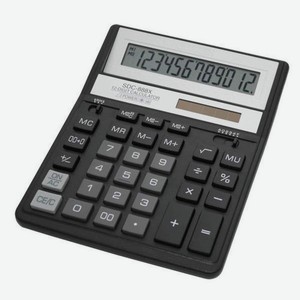 Калькулятор Citizen SDC-888XBK, 12-разрядный, черный