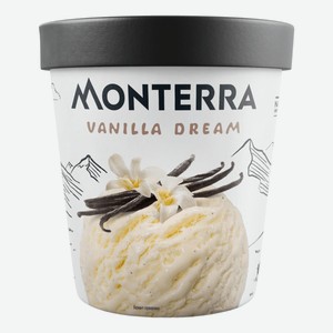 Мороженое Monterra Ванильная мечта пломбир, 252 г