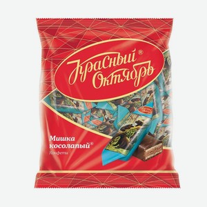 Конфеты Красный Октябрь Мишка косолапый вафельные, 200 г, пакет