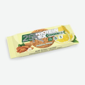 Печенье ProteinRex с высоким содержанием протеина миндаль/лимон без сахара 50г