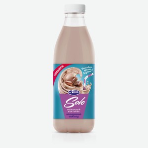 Коктейль молочный Ecomilk.Solo Насыщенный шоколад 2% БЗМЖ, 930 мл