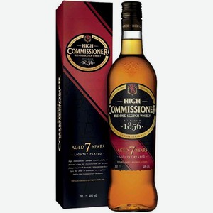 Виски купажированный High Commissioner в подарочной упаковке 40 % алк., Шотландия, 0,7 л