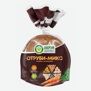 Хлебец Хлебный Дом Энергия здоровья ржано-пшеничный отруби-микс с морковью 330 г