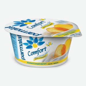 Йогурт Parmalat Comfort Персик куркума безлактозный 3%, 130 г